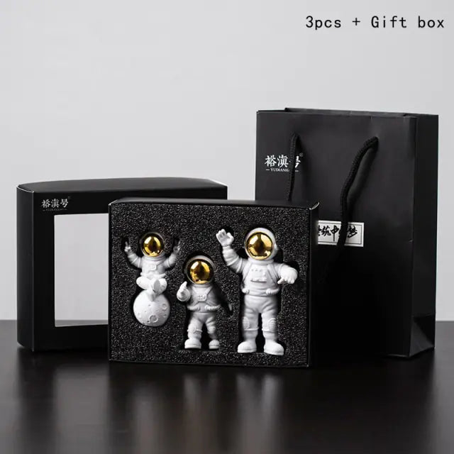 Astronaut & Moon Home Decor